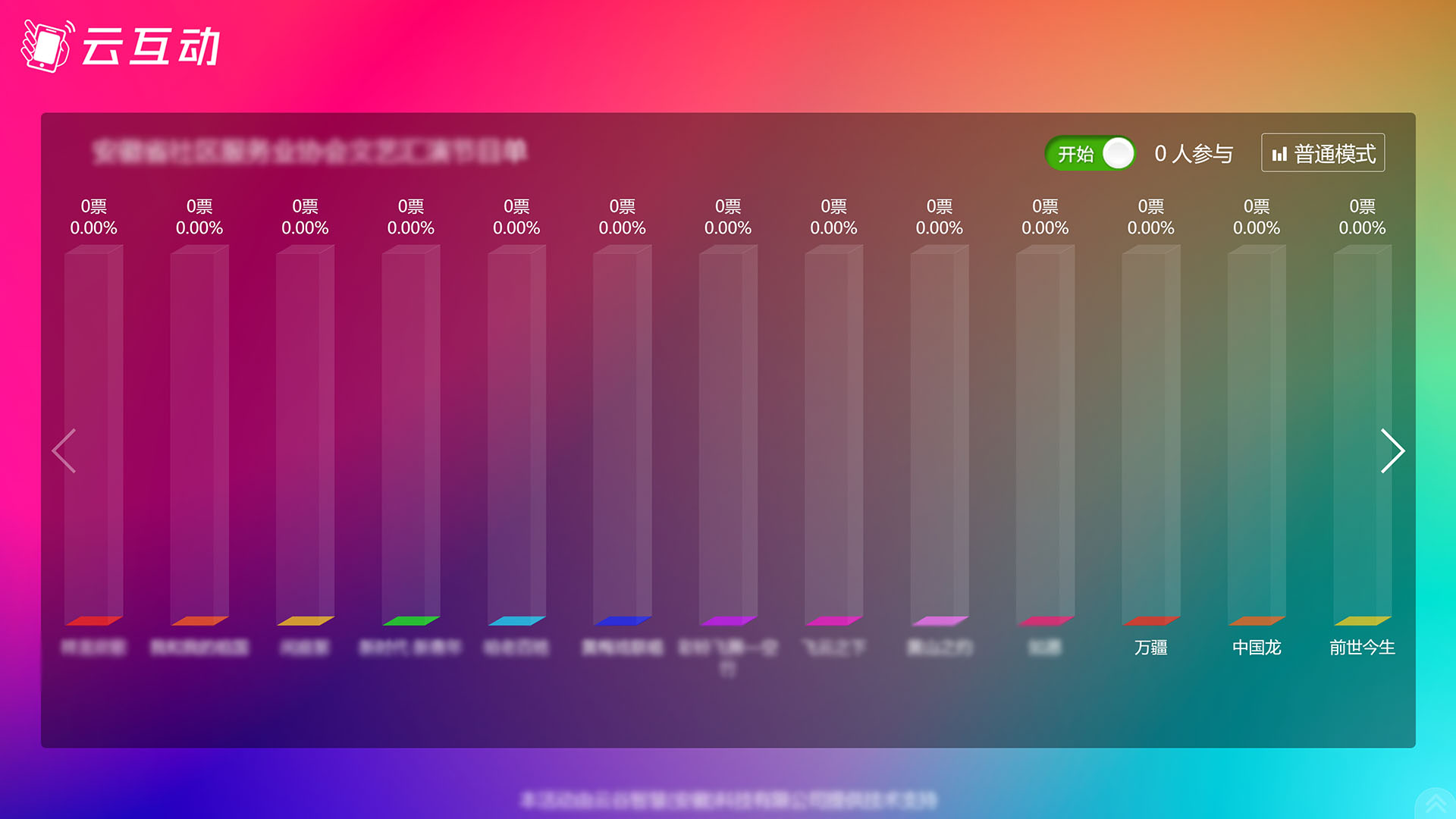 船营现场大屏幕实时投票活动如果选项超出10个不能显示怎么解决？